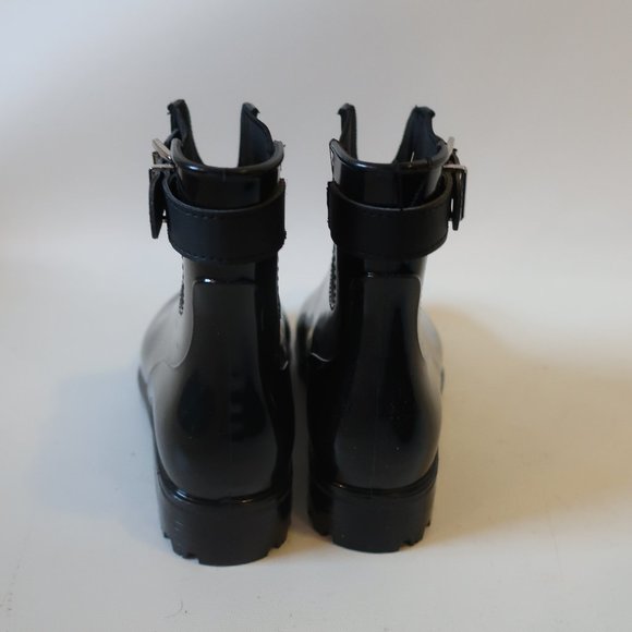 NWOB WOMENS DAV CHICAGO SOLID BLACK WEATHERPROOF BOOTIES 9 * - Picture 4 of 10